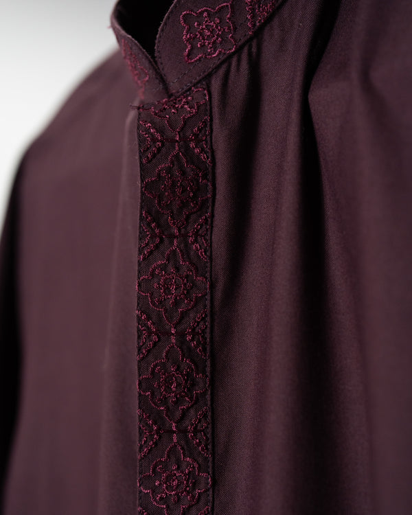 Maroon Kurta Pajama Set