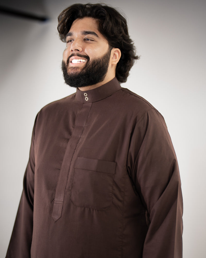 Dark Chocolate Brown Thobe