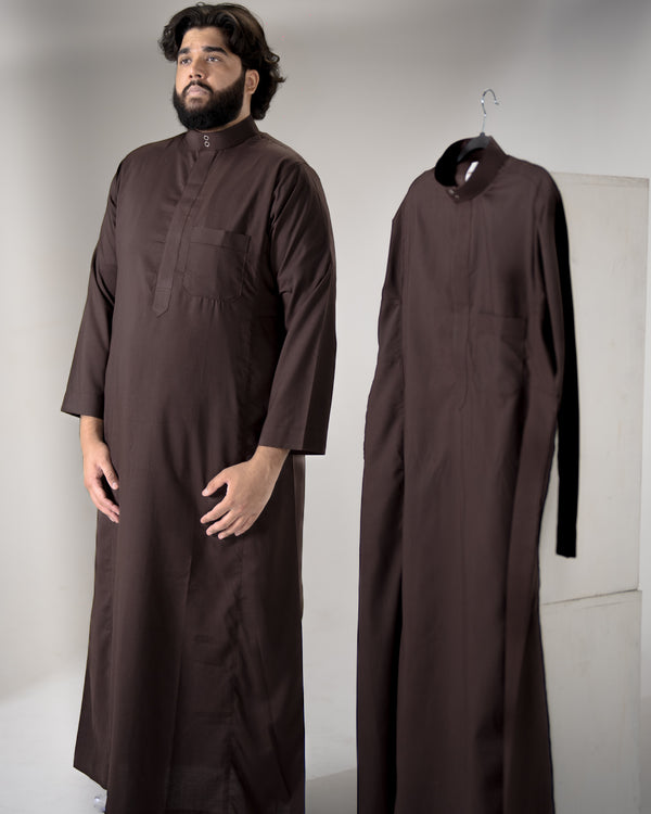 Dark Chocolate Brown Thobe